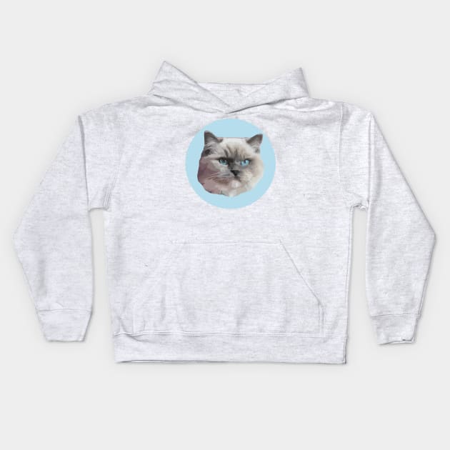 Ragdoll Cat Kids Hoodie by NV